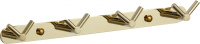 Планка с крючками 4 крючка Savol S-007224B