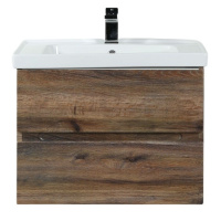 База под раковину напольная Art&max AM-Techno-700-2C-SO-LW646 Дуб бомонд Лофт