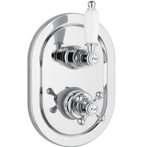 Смеситель с термостатом Cezares Elite ELITE-VDIM2-T-01-Bi