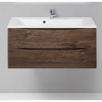 База под раковину подвесная BelBagno MARINO-1000-2C-SO-RW-P Rovere Moro