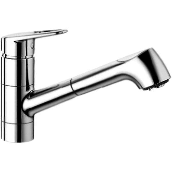 Смеситель Blanco Notis-S (с выдвижной лейкой, хром) 523252