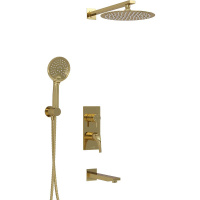 Душевая система для ванны WasserKRAFT Sauer 7100 A71208, золото