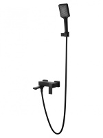 Смеситель для ванны с душем WONZON & WOGHAND CUBE, черный матовый WW-88639016-MB