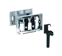 Монтажная рамка с поворотным механизмом, для приемника для цилиндриков Geberit DuoFresh: Глянцевый хром 244.506.21.1