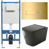 Комплект унитаза с инсталляцией Grossman Pragma 97.4441BMS.03.300 с клавишей смыва