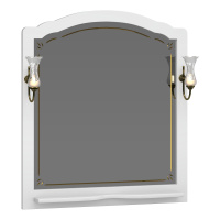 Зеркало Opadiris Лоренцо 100 00-00007041  белый матовый, с выключателем, без светильника