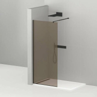 Душевая перегородка 110 см CEZARES LIBERTA LIBERTA-L-1-110-BR-NERO