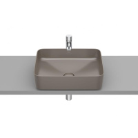 Раковина накладная (50х37) Roca Inspira square 327530660 кофейный