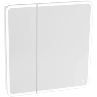 Зеркало-шкаф (80х80) Grossman Адель 208004 с LED подсветкой правая