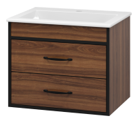 Тумба с раковиной Misty Кедр 60 УТ000014436