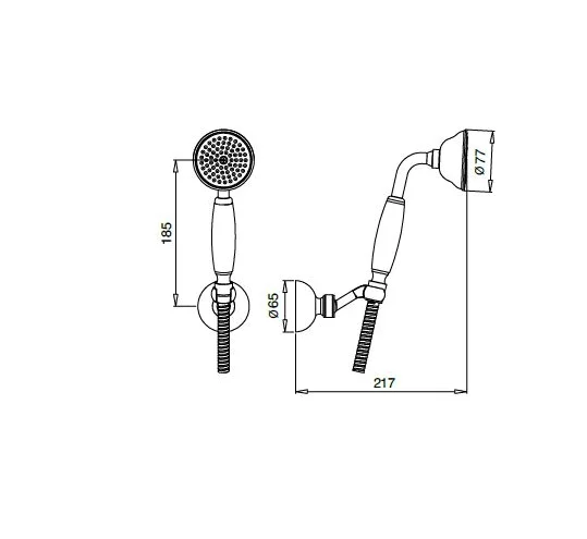 Душевой набор Cezares Royal Palace CZR-KD-01-Bi