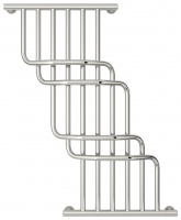 Полотенцесушитель Водяной Сунержа Нега (100х85) Хром 00-0225-1085 Полотенцесушитель Водяной Сунержа Нега (100х85) Хром 00-0225-1085