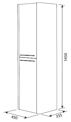 Пенал Am.Pm Awe M15CHL0452VF