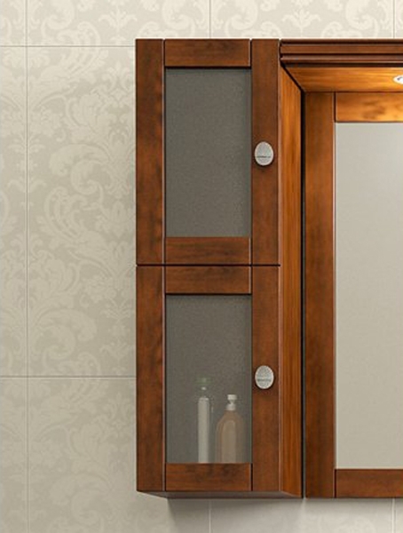 Шкафчик Opadiris Мираж подвесной, цвет светлый орех, универсальный 00-00000064