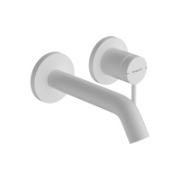 Смеситель для раковины встраиваемый Hansgrohe Tecturis S 73350700 белый матовый