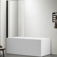 Шторка на ванну Aquatek (80х150) AQ DEL SBA 08015BL