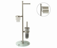 Туалетный ершик комбинированный напольный WasserKRAFT K-1236