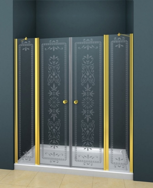 Душевая дверь в нишу Cezares ROYAL PALACE-A-B-22-180-CP-Cr