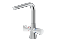 Смеситель для кухни с высоким поворотным изливом RUSH Andros AN2435-22