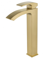 Смеситель для раковины высокий WONZON & WOGHAND FIT, брашированное золото WW-88239009- BG Смеситель для раковины высокий WONZON & WOGHAND FIT, брашированное золото WW-88239009- BG