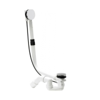 Слив-перелив для ванны полуавтомат удлиненный Bette Multiplex M5 B602-000 хром