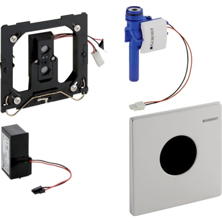 Система электронного управления смывом писсуара Geberit Mambo: сатинированный 116.023.FW.1