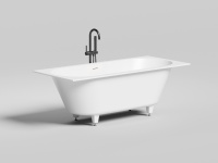 Ванна из литьевого мрамора Salini ORNELLA 180x80 103511GRF