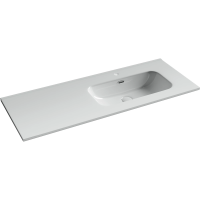 Раковина встраиваемая сверху (121х46,5) Ceramica Nova Element CN7006R