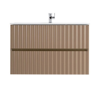 База под раковину Art&Max Еlegant AM-ELEGANT-900-2C-SO-CM-LED Капучино матовый