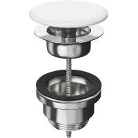 Донный клапан Kerama Marazzi DRR.1/WHT белый глянец