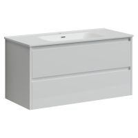 Тумба под раковину Sancos  Libra LB100W белый глянец