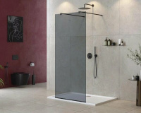 Душевая перегородка 120 см CEZARES LIBERTA LIBERTA-L-2-120-120-GR-NERO