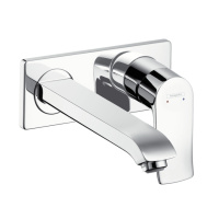 Смеситель для раковины настенный Hansgrohe Metris 31086000 хром