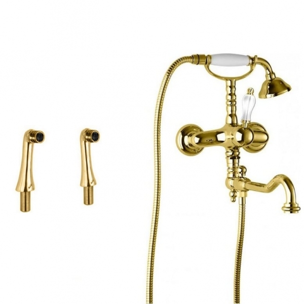 Смеситель для ванны на бортик Cezares Venezia VENEZIA-PBV2-03/24-Bi