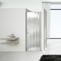 Душевая дверь Vincea Orta VPP-1O900CH-L, (90х190)  хром, стекло шиншилла, левая