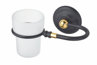 Стакан подвесной, матовое стекло ART&MAX SOPHIA AM-2140-Nero/Do-Ant