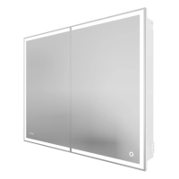 Зеркало-шкаф (100х80) Grossman Меркадо 201002 с LED подсветкой