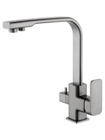 Смеситель для кухни с подключением фильтра WONZON & WOGHAND, темный графит WW-88458004-BGM Смеситель для кухни с подключением фильтра WONZON & WOGHAND, темный графит WW-88458004-BGM