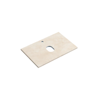 Столешница для ванной комнаты SANCOS 700х460, цвет kreman,  TT70A2X