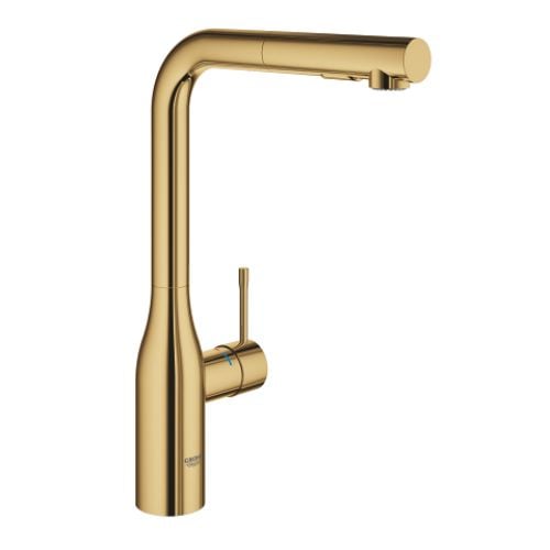 Смеситель однорычажный для кухни с выдвижным изливом Grohe Essence New 30270 GL0 (30270GL0) холодный рассвет глянец