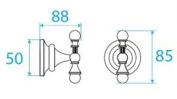 Крючок Cezares Olimp OLIMP-HK-02-Sw Крючок Cezares Olimp OLIMP-HK-02-Sw
