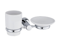 Стакан и мыльница WasserKRAFT Donau K-9426C