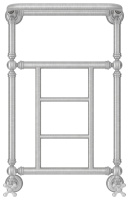 Полотенцесушитель Водяной Сунержа Ренессанс 1452 (66х40) Сатин 071-0282-6640