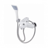 Смеситель для ванны с душем FAUZT FZs-W61 тип См-ВОРНШлА Белый