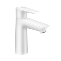 Смеситель для раковины с донным клапаном Hansgrohe Talis E 71710700 белый матовый