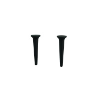 Комплект ножек для тумбы и пенала Cezares Idra 40437 29 см, Nero opaco