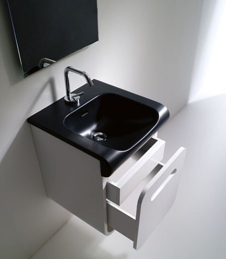 Раковина встраиваемая сверху (40х40) Kerasan Inka Project 341201*1