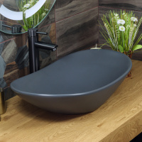 Раковина накладная (60х37) Melana 320354MDG-805