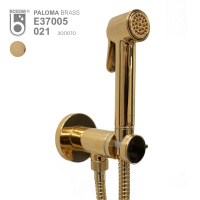 Гигиенический набор с прогрессивным смесителем Bossini Paloma Brass E37005B.021 золото глянец