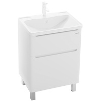 Тумба напольная Grossman АДЕЛЬ - 60 см 106007 белая на ножках